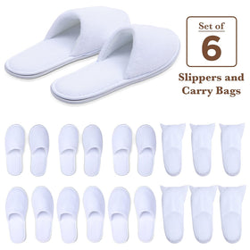 MAJI Simply Joyous individually wrapped slippers stay clean for hotel stays
