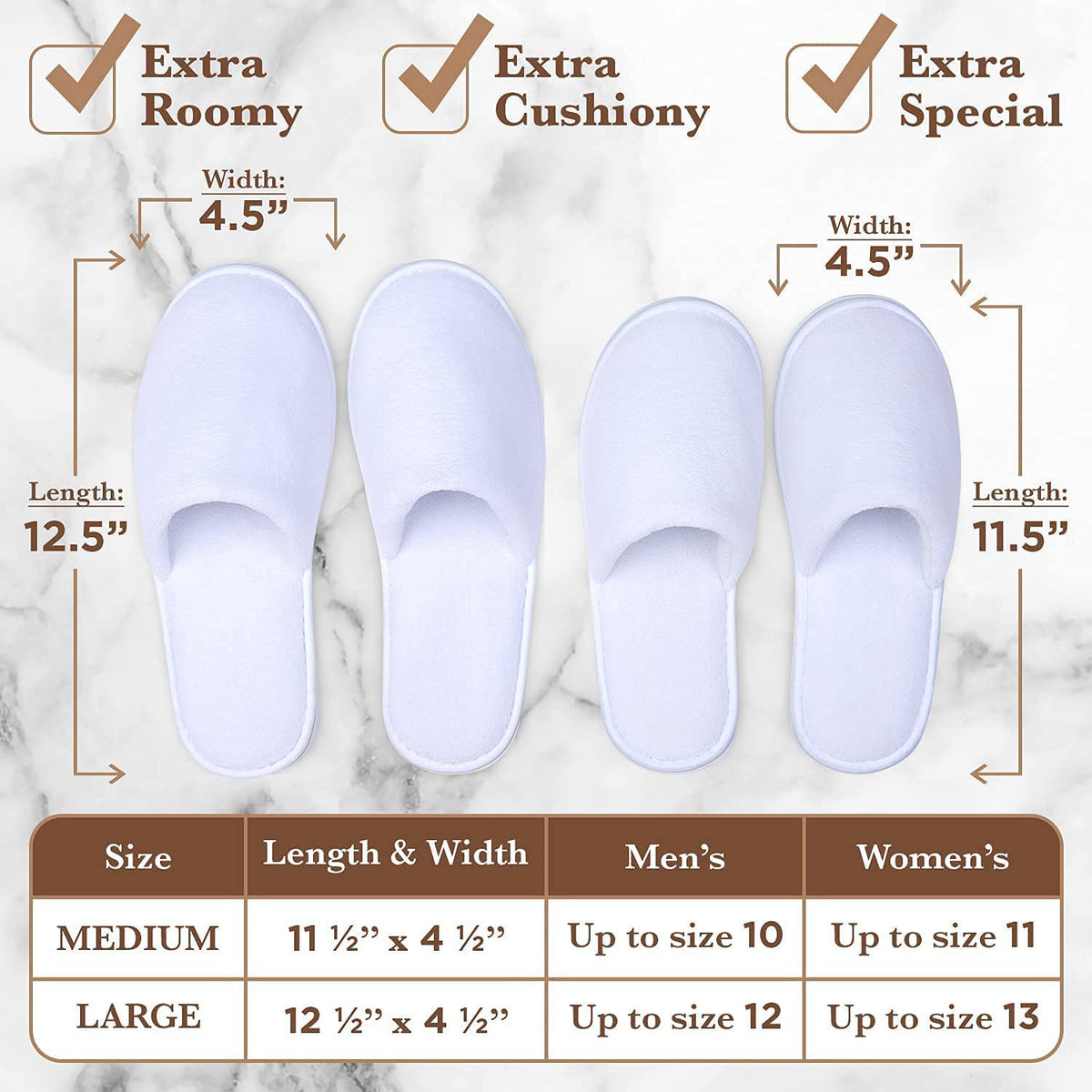 MAJI Simply Joyous non-slip sole spa slippers for safe indoor use