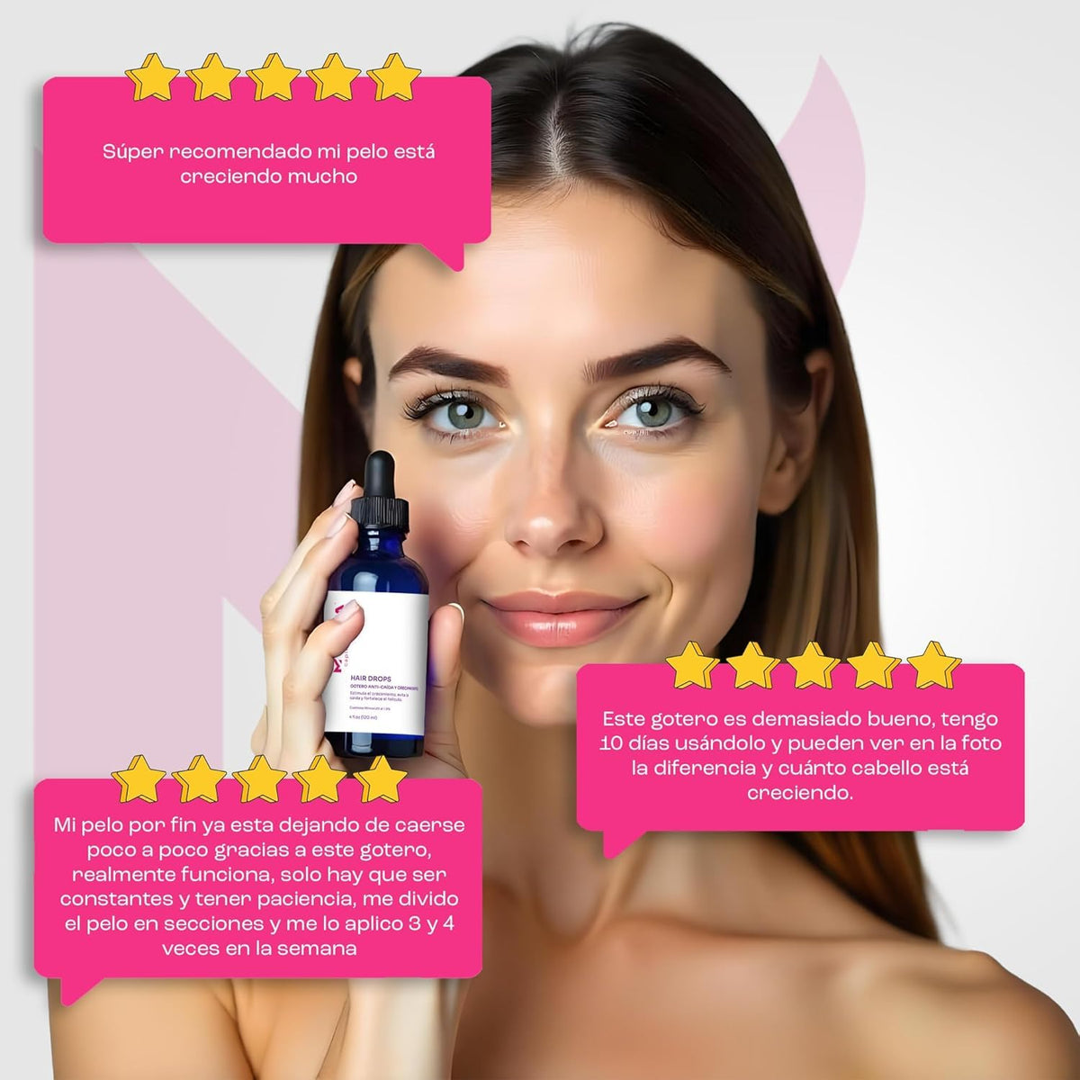 Maka Capilar Health woman use demonstrates simple routine application
