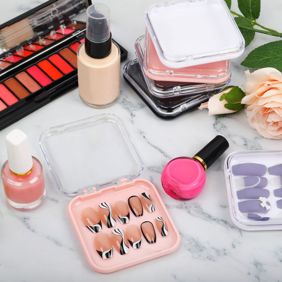 MAKALONE versatile storage for false eyelashes, jewelry, or small craft items.
