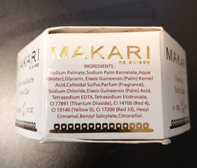 MAKARI Classic Acnyl Soap after use shows refreshed-looking skin.