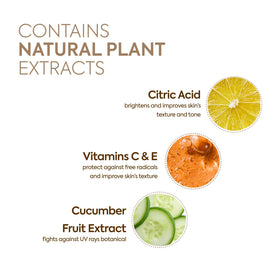 Makari Classic Exfoliating Body Wash cucumber extract splash.