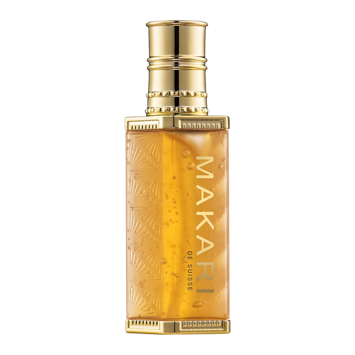 Makari Classic Serum bottle closeup showing a lightweight formula for radiant skin