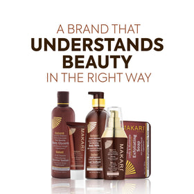 MAKARI soap packaging and presentation underscores premium skincare ritual