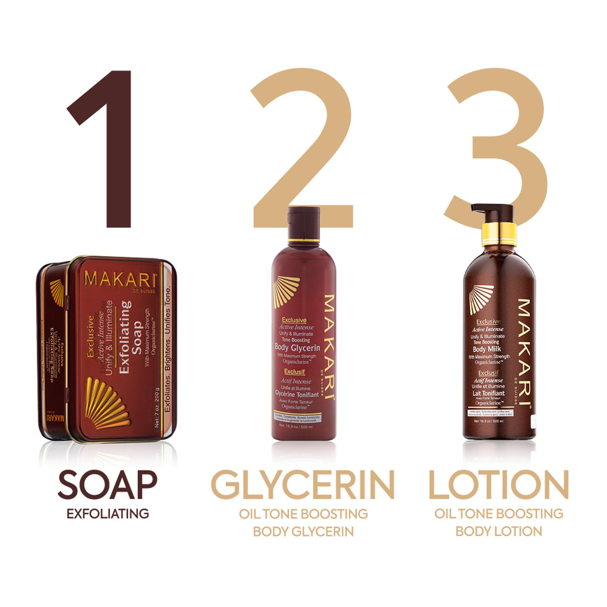 MAKARI soap suitable for most skin types
