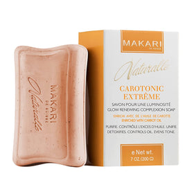 Makari Naturalle Carotonic cleansing bar front view for daily face and body cleansing.