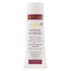 Makari Naturalle Intense Brightening Face Cream bottle hydrates dry skin.