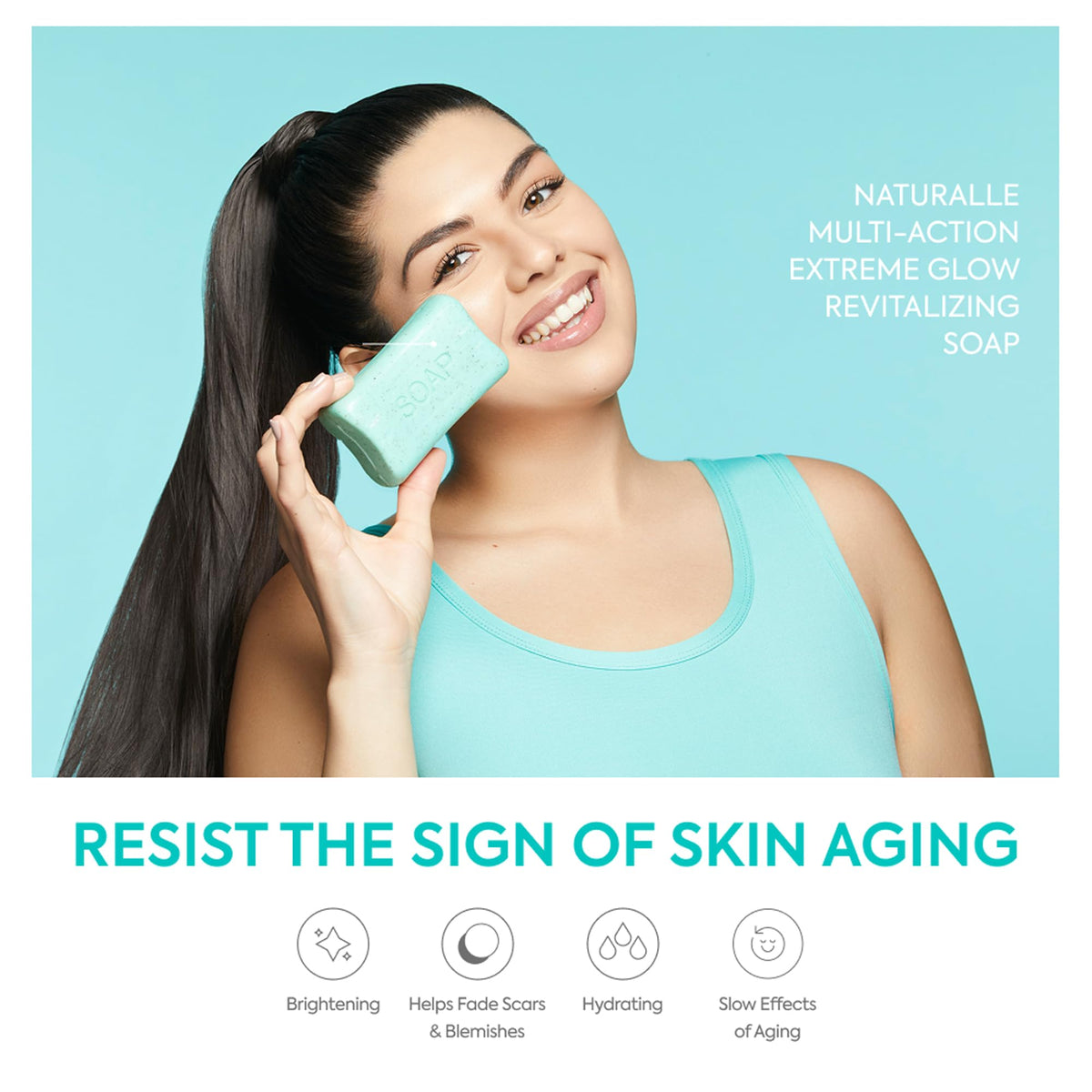 Makari Naturalle soap bar lather demonstrates gentle cleansing benefits.