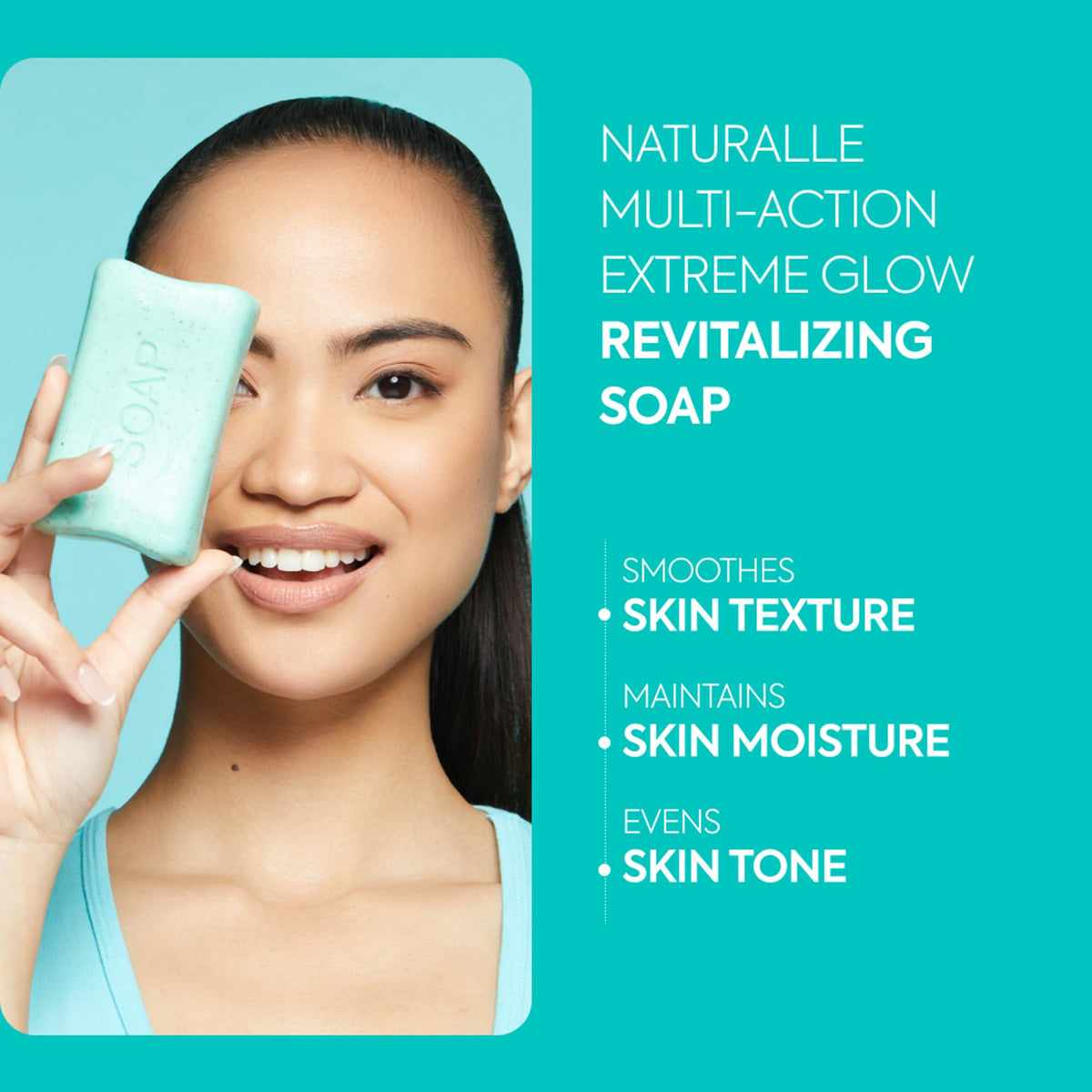 Makari Naturalle soap packaging design highlights premium quality for sensitive skin.