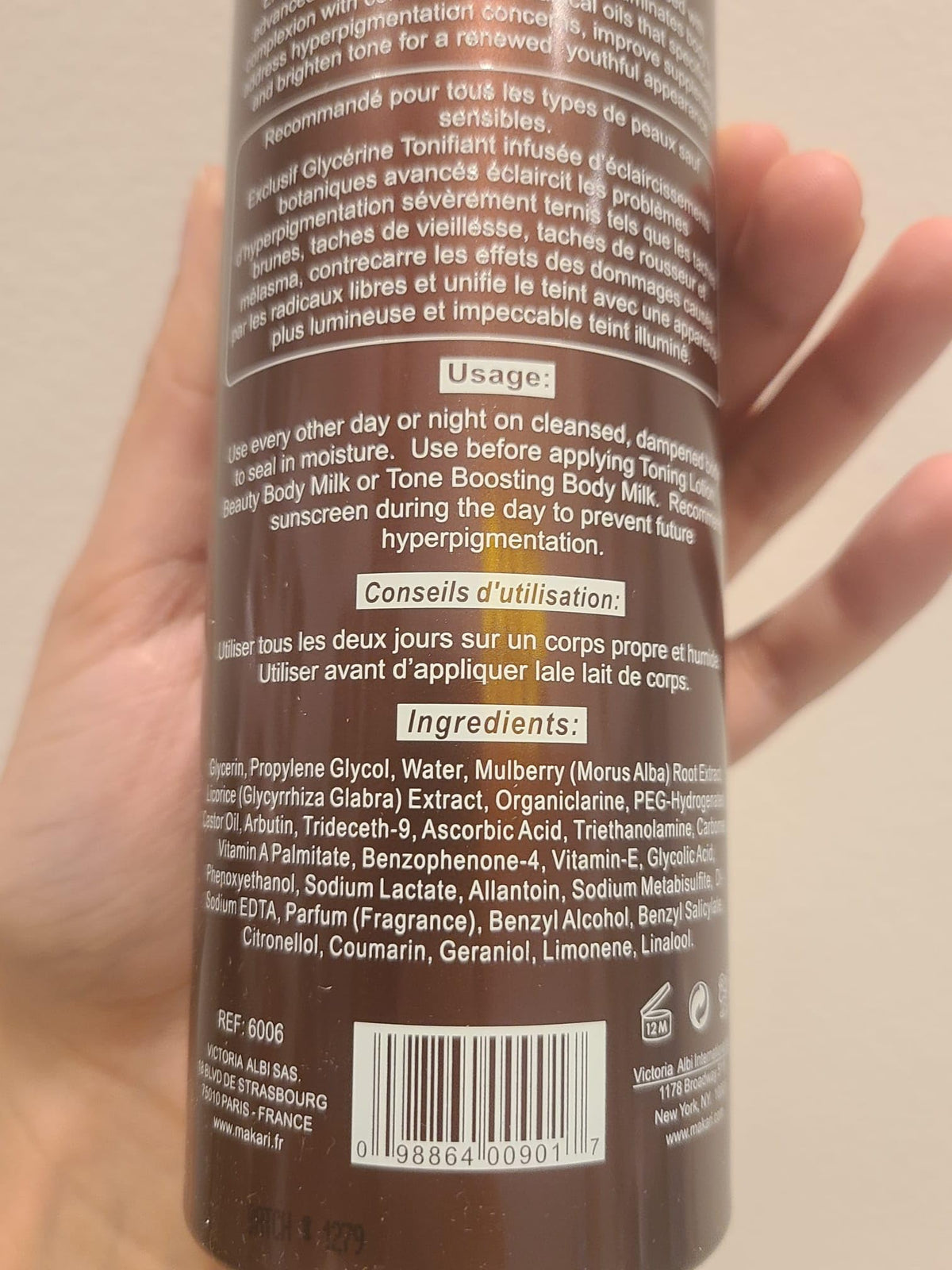 Makari skin feels silky and hydrated after use