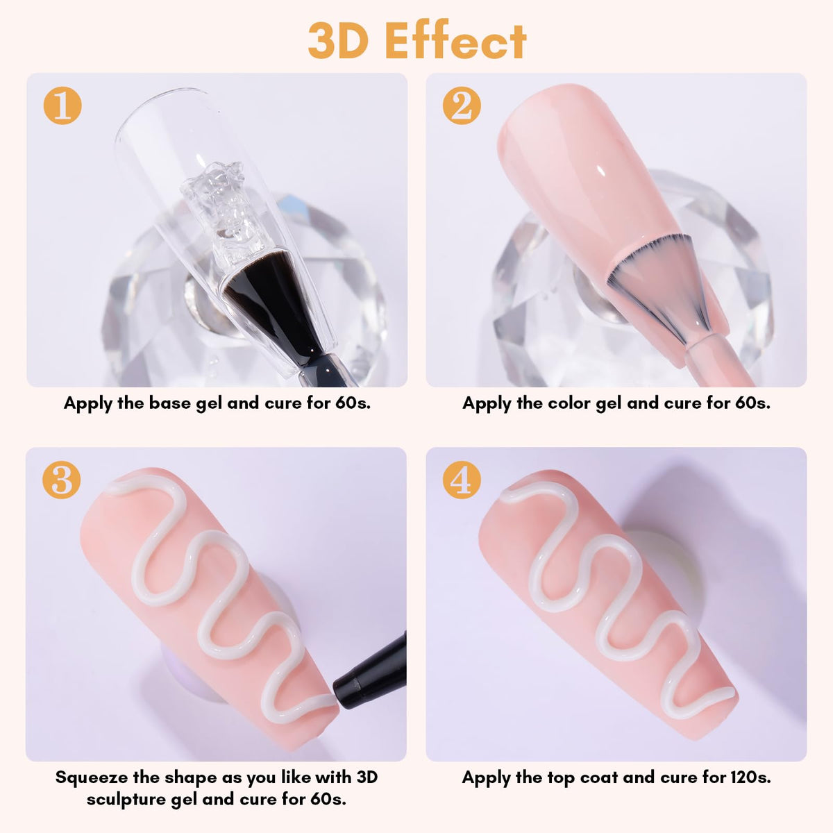 Natural resin base with low odor stays gentle on skin and nails