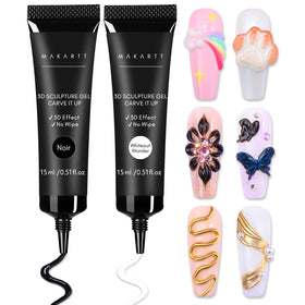 Makartt 3D Gel Whiteout Wonder bottle pour enables precise molding for nail art