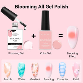 Makartt Blooming Gel-Floral print helps you craft delicate flower designs.