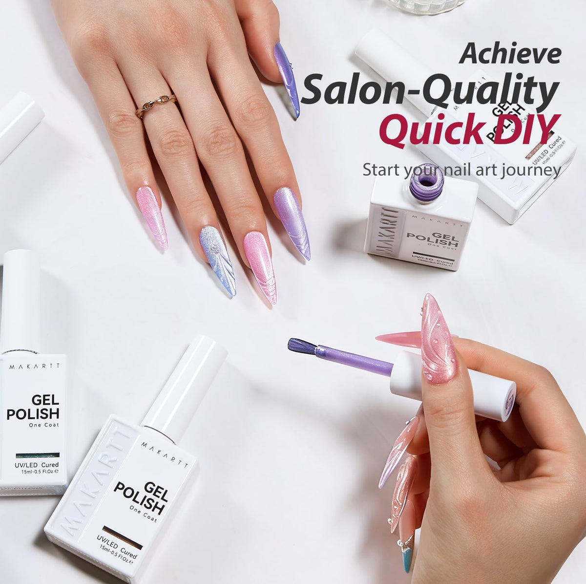 Makartt kit offers at-home salon-grade shine with toxin-free formula.
