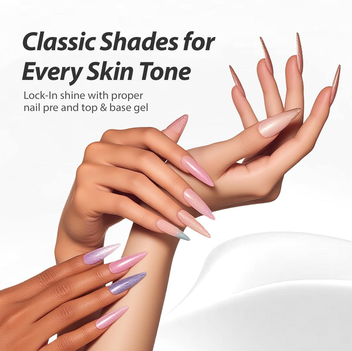 Makartt gels cure under UV/LED lamps for durable shine.