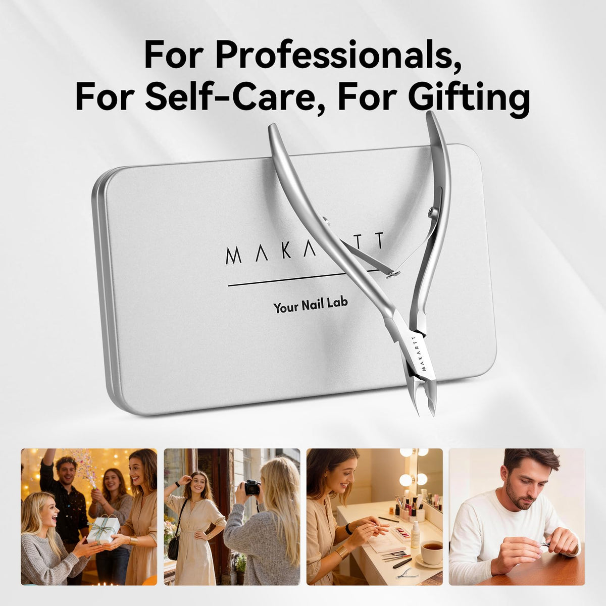 Makartt cuticle nipper 5mm blade delivers precise control for cuticle care.