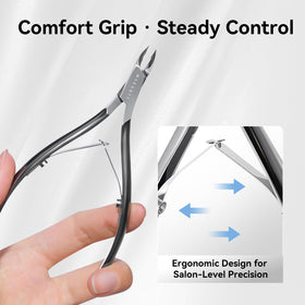 Makartt cuticle nipper with 20-degree angled jaw for better visibility