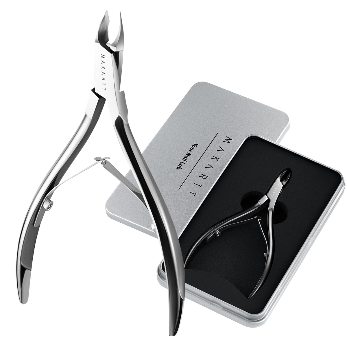 Makartt cuticle nipper with precision 1/2 jaw for delicate detail around cuticles