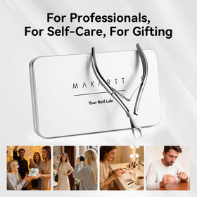 Makartt titanium black-coated cuticle nipper for rust resistance and longevity