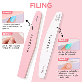 Makartt ergonomic cuticle pusher for gentle cuticle maintenance