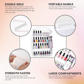 Makartt double-latch closure keeps bottles secure during movement.