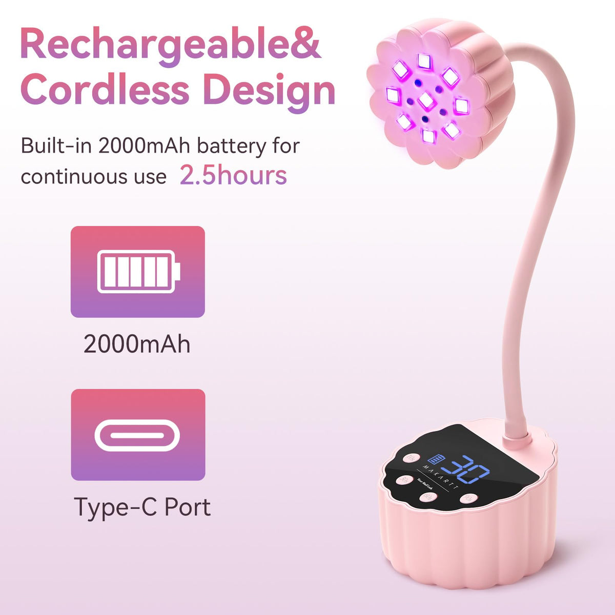 Makartt dual light-source beads ensure even curing from multiple angles
