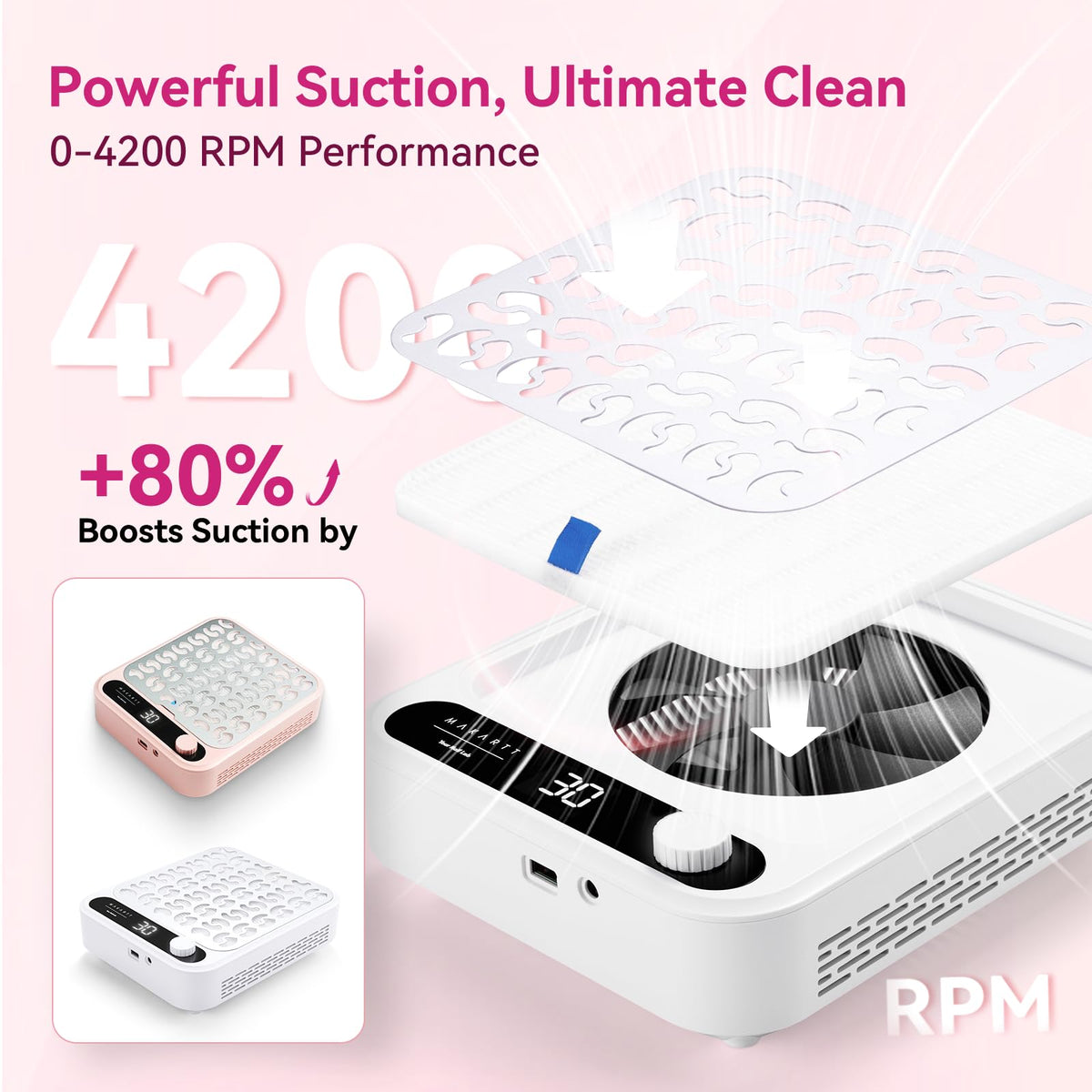 Easy removal and replacement for quick maintenance between appointments.
