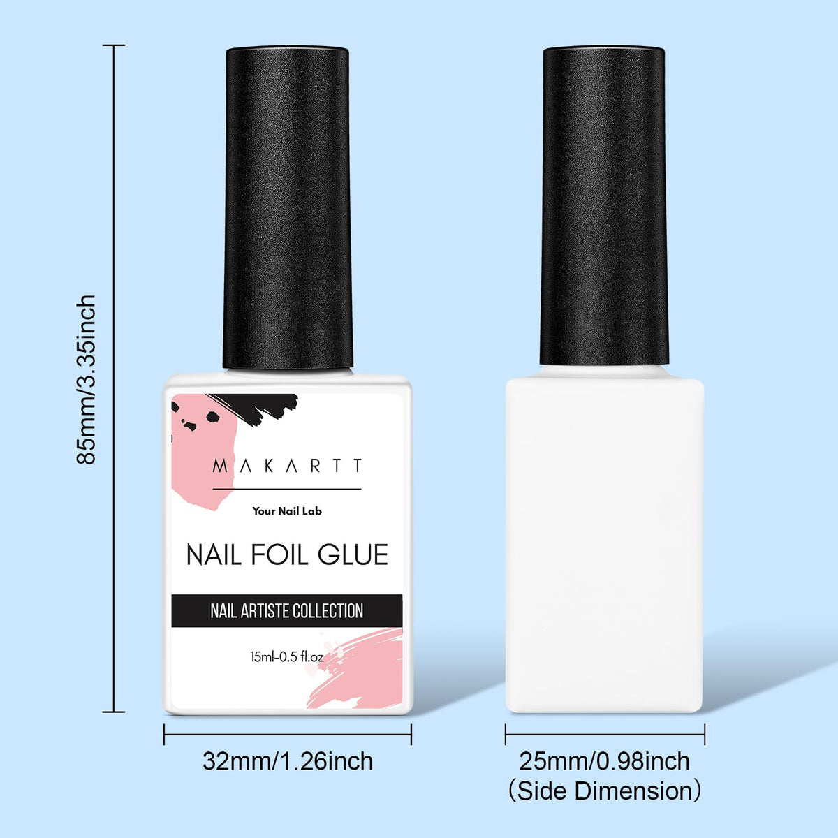 Makartt foil glue texture close-up highlighting natural resin formula