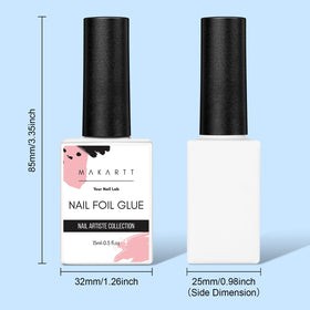 Makartt foil glue texture close-up highlighting natural resin formula