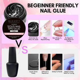 Makartt glue enables hands-free curing for comfortable, convenient nail art