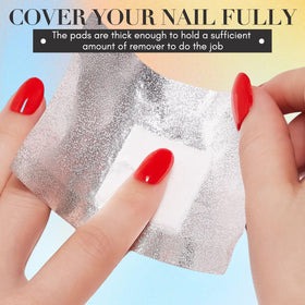 Makartt lint-free cotton pad locks in remover and protects skin