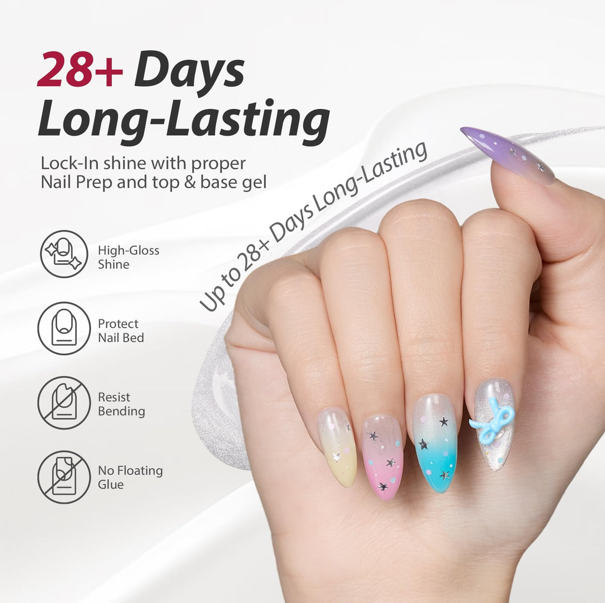 Makartt 28-day shine with toxin-free formula for low odor nails