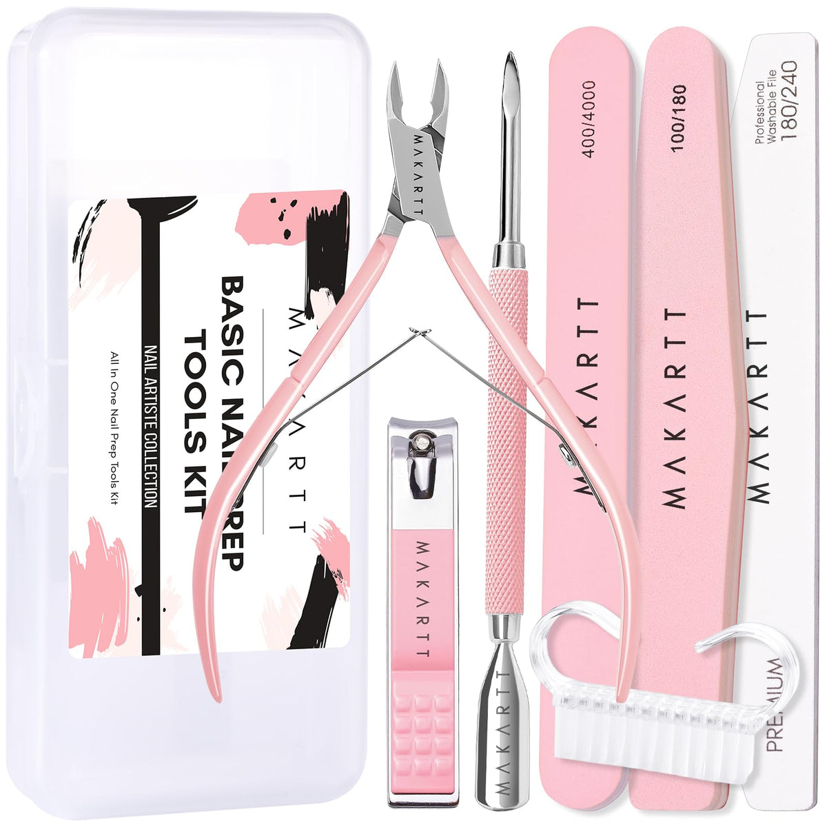 Makartt mini brush for cleaning nails and tools