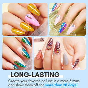 Makartt nail art foil glue packaging for DIY artists