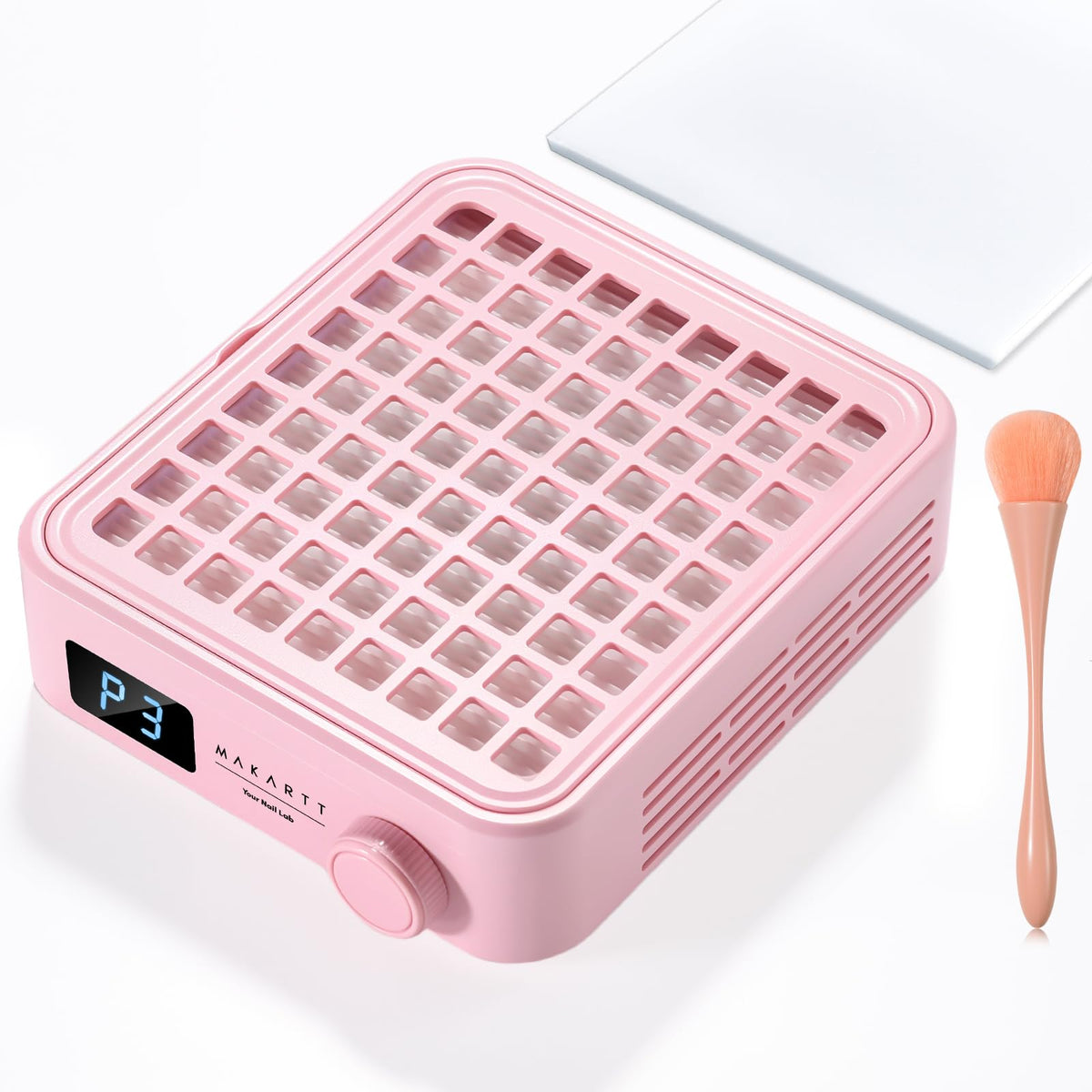 Makartt Nail Dust Collector with 360° suction for cleaner acrylic nail work
