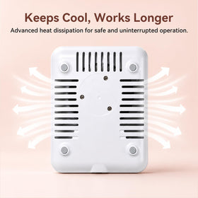 Makartt Nail Dust Collector in salon use supporting professional cleanliness