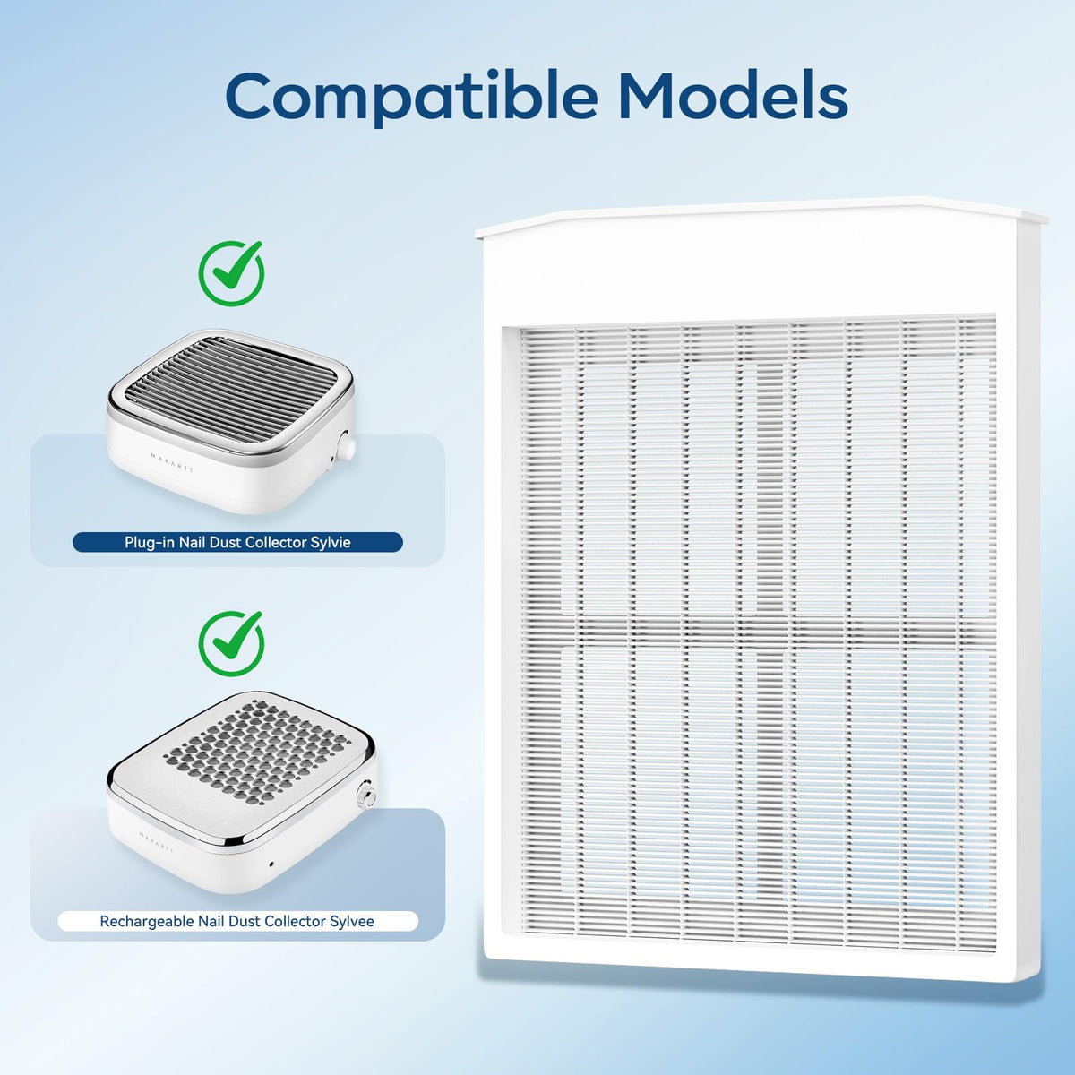 Makartt G4 nail dust filter delivers high efficiency in fine powder capture