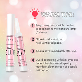 Close-up of long-lasting hold for 14–30 days on natural nails