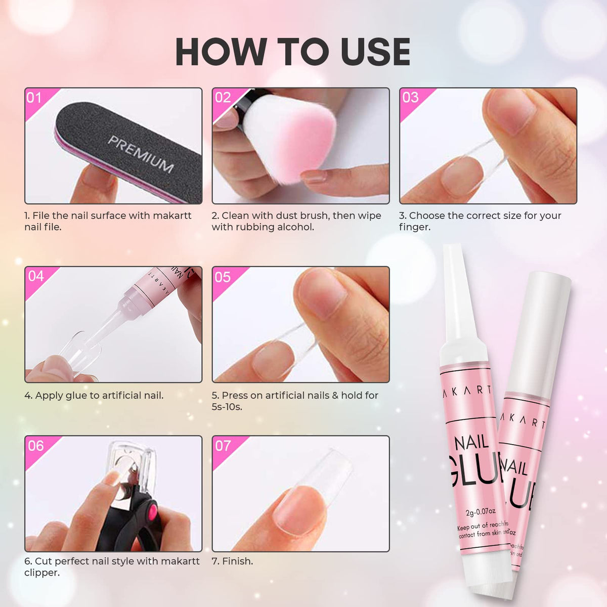 HEMA-free and acetone-free Makartt formula supports healthier nail art