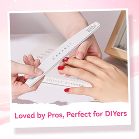 Makartt 180/240 grit nail prep and buffing for smoother natural nails
