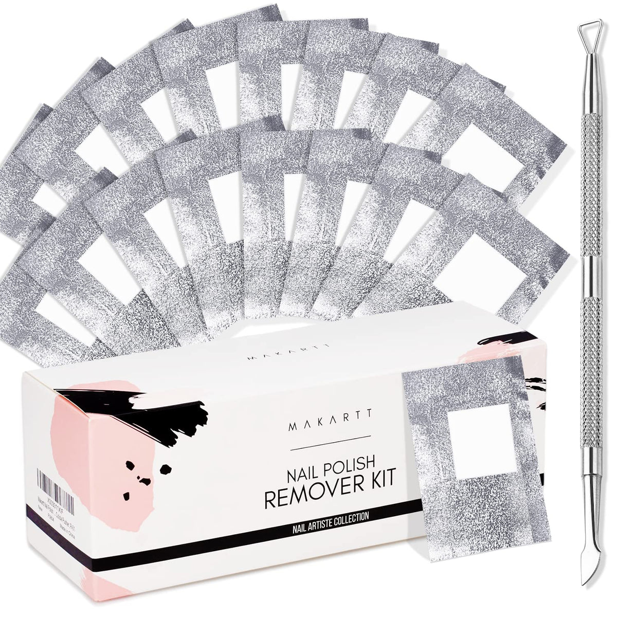 Makartt nail remover foil wraps for at home gel polish removal