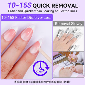 Makartt remover dissolves glue quickly for fast, damage-free removal.