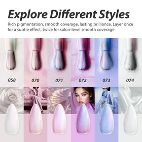 Makartt pearl gel polish brush delivering smooth, streak-free application for beginners.