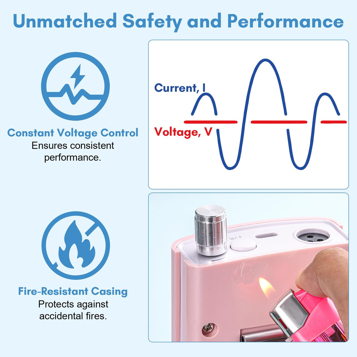 Makartt Perlarie portable, travel-friendly nail drill for on-the-go use.