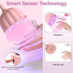 Makartt pink gift-ready nail lamp for nail art lovers