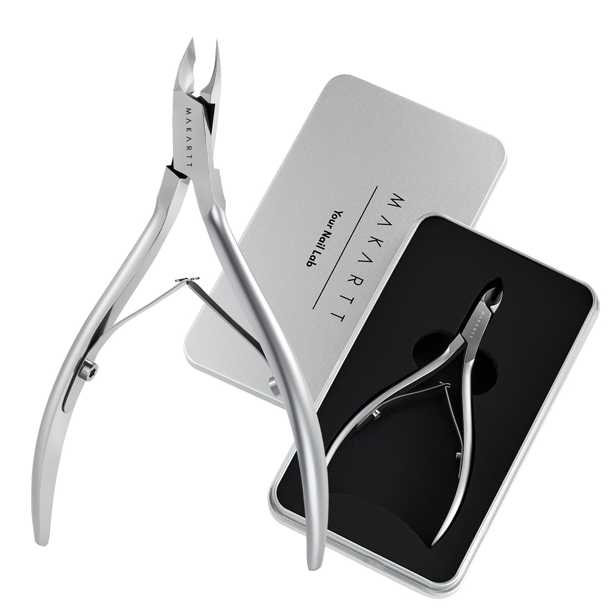 Makartt professional cuticle nipper half-jaw precision for delicate trimming.