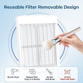 Makartt pull-out design filter enables quick changes without mess