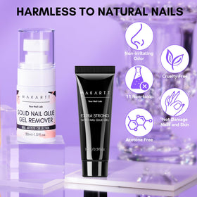 Makartt safe, low-odor formula protects nails and skin during use.