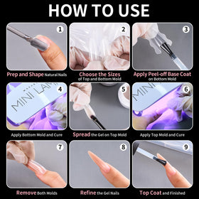 Makartt Sandwich Dual Nail Forms reusable eco friendly design