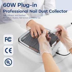 Makartt Sylvie dual turbine suction capturing fine dust on the table